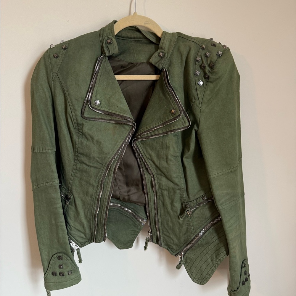 Studded utility jacket